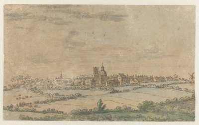 Vue de Scherpenheuvel, Brabant flamand - Josua de Grave (attributed to)