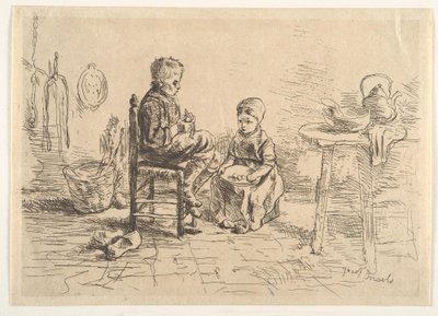 Éplucher les pommes de terre - Jozef Israëls
