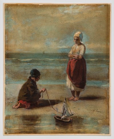 Enfants au bord de la mer - Jozef Israëls