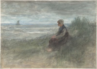Jeune fille dans les dunes - Jozef Israëls
