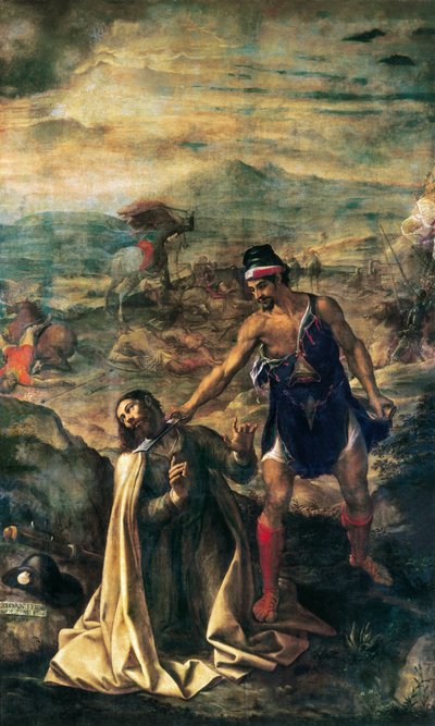 La décollation de Saint Jacques le Majeur - Juan (1526 1579) Fernandez Navarette