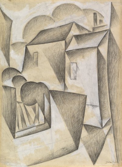 Maisons à Paris, Place Ravignan, 1911 - Juan Gris