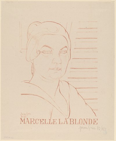 Marcelle la Blonde - Juan Gris