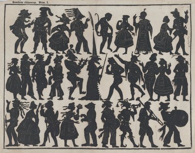 Feuille 1 de figures pour marionnettes d