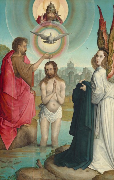 Le baptême du Christ, vers 1508-1519 (huile sur panneau) - Juan de Flandes