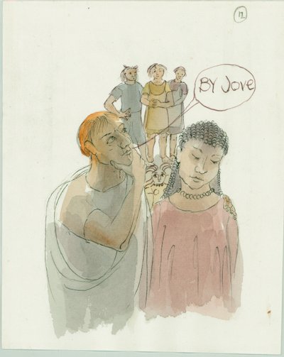 Marcus et Julia avec le maître artisan et ses deux ouvriers, 2003 - Judith Dobie