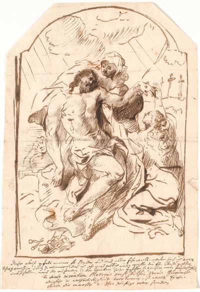 La lamentation sur le corps du Christ - Jürgen Ovens