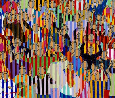 Une foule dynamique et bigarrée - Jukyong Park