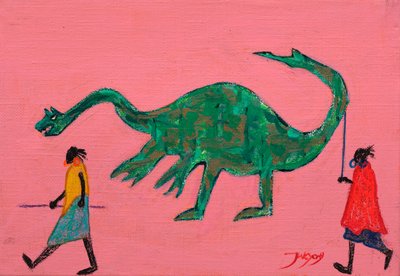 Promenade sur les traces des dinosaures primitifs - Jukyong Park