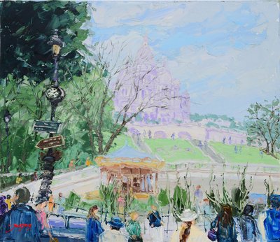 Sacre Coeur Montmartre Carousel - Jukyong Park
