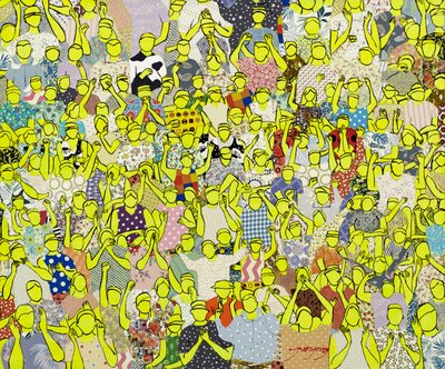 Une foule en liesse et enthousiaste - Jukyong Park