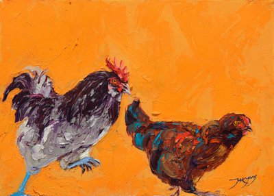 Un duo coloré de la ferme - Jukyong Park