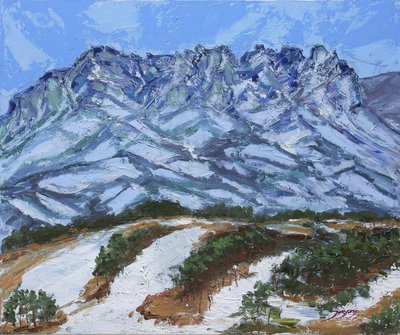 Paysage de montagne en hiver - Jukyong Park