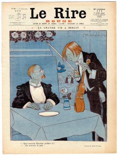 Couverture de Le Rire Rouge, Satirique en Couleurs - Jules Abel Faivre