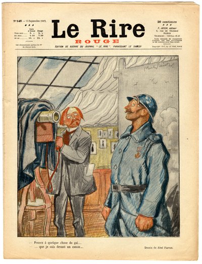 Couverture de "Le Rire Rouge", Satirique en Couleurs - Jules Abel Faivre