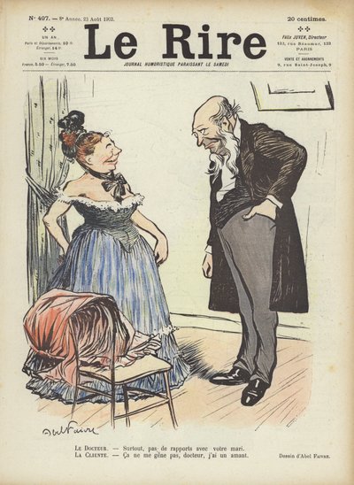 Illustration pour Le Rire - Jules Abel Faivre