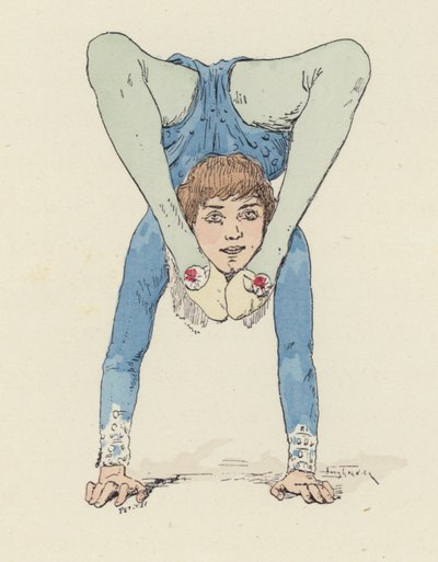 Gymnaste féminine - Jules Arsene (after) Garnier