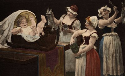 Les gouvernantes de Gargantua amusent l