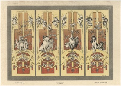 Singes, chats, hérons et chiens, planche 3 de 