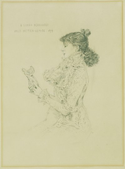 Portrait de Sarah Bernhardt, 1879 - Jules Bastien Lepage