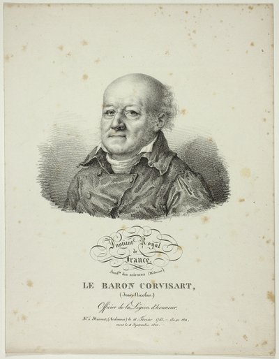 Portrait de Jean-Nicolas, baron Corvisart - Jules Boilly