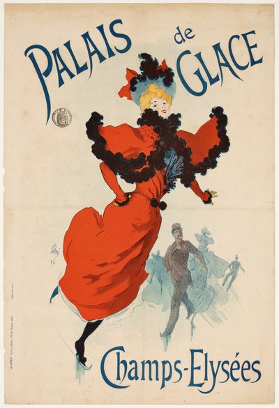 Palais de Glace Champs Elysées, Vorderansicht - Jules Cheret