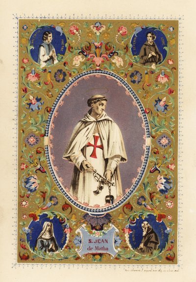 Portrait de Saint Jean de Matha, fondateur de l