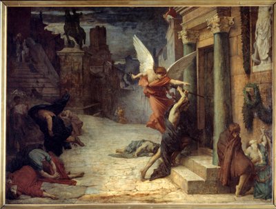 La peste à Rome (représentation allégorique) - Jules Elie Delaunay
