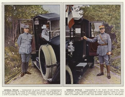 Général Pétain, Général Nivelle - Jules Gervais Courtellemont