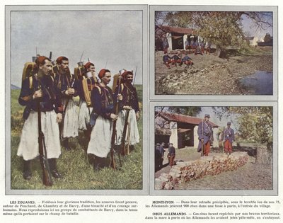 Les Zouaves, Monthyon, obus allemands - Jules Gervais Courtellemont