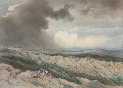 Paysage avec bergers - Jules Joseph Augustin Laurens