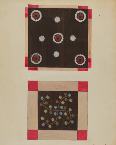 Tapis de boutons, vers 1936 - Jules Lefevere