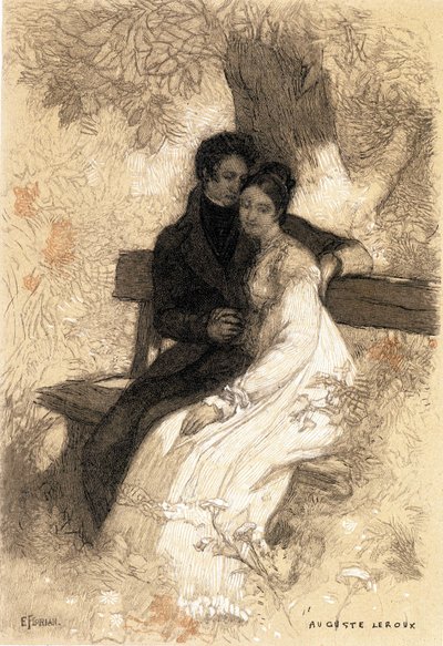 illustration pour Eugénie Grandet par Auguste Leroux (impression) - Jules Marie Auguste Leroux