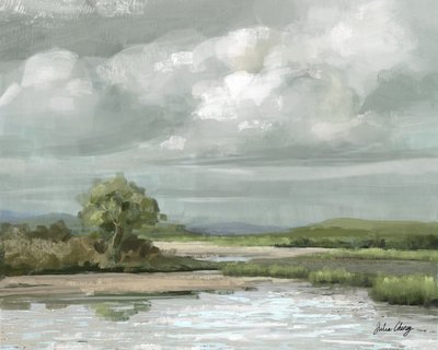 Paysage serein de marais - Julia Cheney