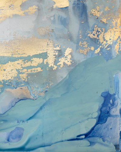 Paysage de vagues dorées - Julia Contacessi