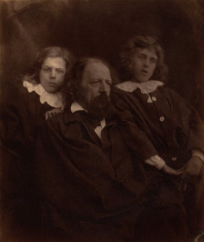 Alfred Tennyson avec ses fils, 1865 (photo) - Julia Margaret Cameron