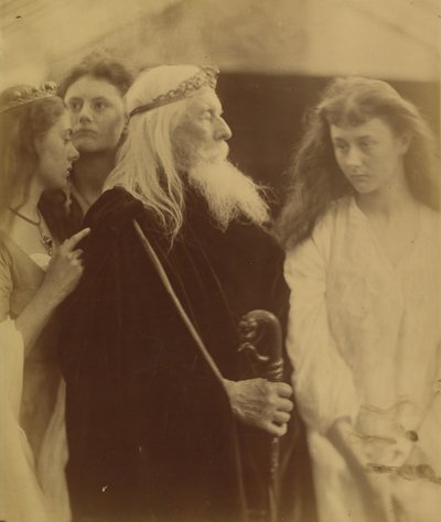 Le roi Lear attribuant son royaume à ses trois filles, 1872 - Julia Margaret Cameron