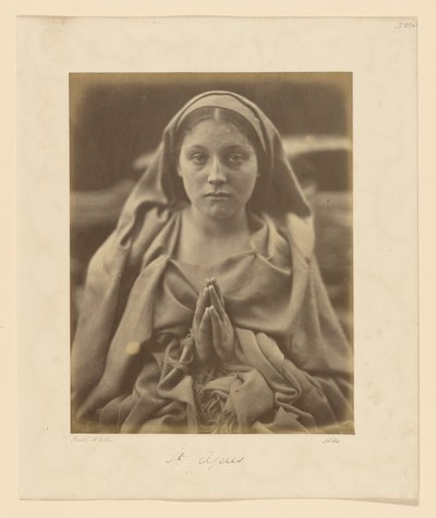 Sainte Agnès - Julia Margaret Cameron