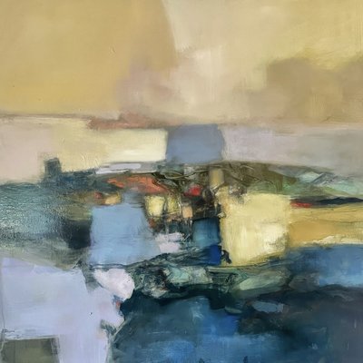 Paysage abstrait serein - Julia Purinton