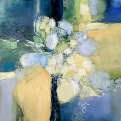 Abstrait floral serein - Julia Purinton