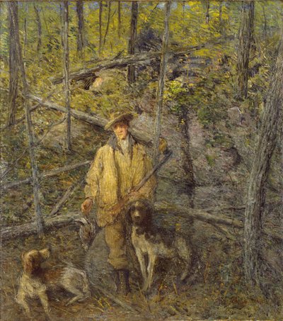 Chasseur et chiens, 1912 - Julian Alden Weir