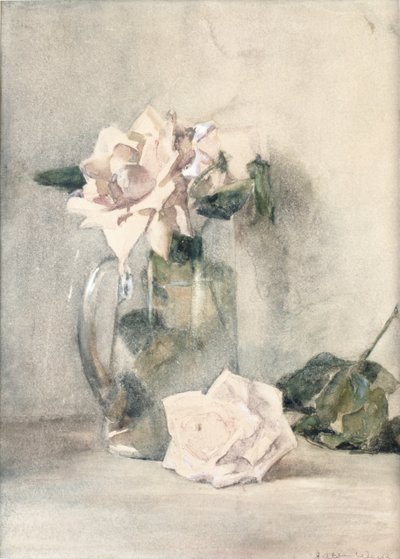 Étude de roses - Julian Alden Weir