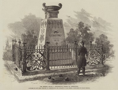 La Galère de bronze, un trophée monumental à Sébastopol (gravure) - Julian Portch