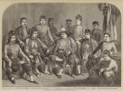 Les ambassadeurs siamois et leur suite - Julian Portch