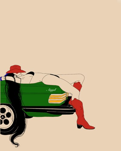 Modèle de voiture Red Hat - Juliana Kokolari
