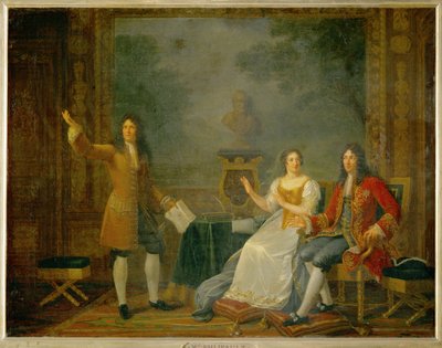 Racine lisant " Athalie " devant Louis XIV et Mme … - Julie Philipault