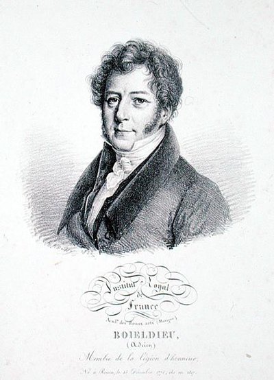 François Adrien Boieldieu (1775-1834) 1828 - Julien Leopold (after) Boilly