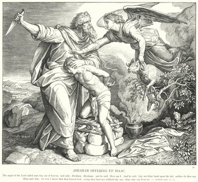 Abraham offrant Isaac - Julius (after) Schnorr von Carolsfeld
