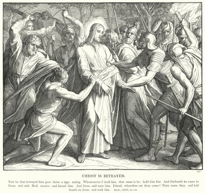 Le Christ est trahi - Julius (after) Schnorr von Carolsfeld