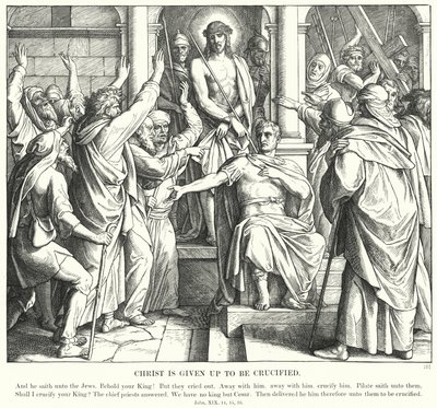 Le Christ est livré pour être crucifié - Julius (after) Schnorr von Carolsfeld